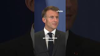 Nomination dun Premier ministre  Macron assure faire « tous les efforts » [upl. by Gwen]