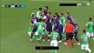 Psg vs St Etienne fight scene💥 Mbappe injury PSG vs St Etienne 25072020 Coupe de France Final [upl. by Nasya547]