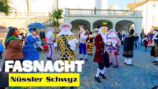 2020 Nüssler Schwyz  Fasnacht  Schweiz  4K 60 Fps [upl. by Tanah]