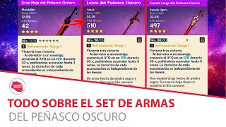 TODA la VERDAD detrás del SET de ARMAS del PEÑASCO OSCURO ► ¿son MALAS o BUENAS  Genshin Impact [upl. by Regnig73]