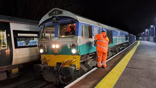 59001 departs Swanwick Station on 6V69 050324 [upl. by Sauer]