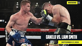 FULL FIGHT  Canelo vs Liam Smith DAZN REWIND [upl. by Joao]