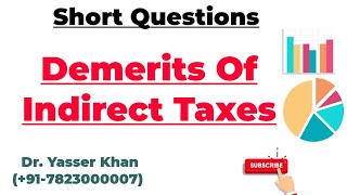 Demerits Of Indirect Taxes [upl. by Yenettirb]