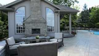 46 Ambleside Dr Port Perry Backyard pool guest house [upl. by Adamok561]