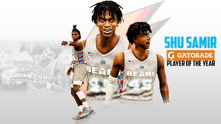 Shu Samir WINS High School Gatorade Player of the Year Last Games of the Year NBA 2K22 MyCAREER 6 [upl. by Buffy714]