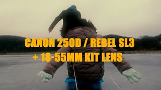 Canon 250d  Rebel sl3  1855mm is lens kit  Graded With Dehancer Pro [upl. by Dnilazor]