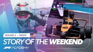 The Story Of The Weekend  Miami 2024  F1 Academy [upl. by Helbonnas]