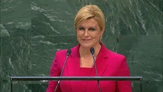 🇭🇷 Croatia  President Addresses General Debate 74th Session [upl. by Shadow]