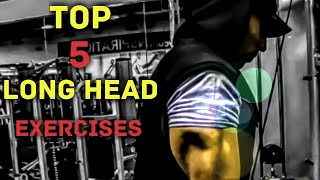 Top 5 Tricep Long Head Exercises [upl. by Ardnoet]