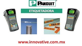 Etiquetadora Impresora Rotuladora marca Panduit [upl. by Haridan128]