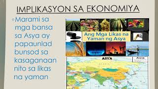 Implikasyon ng Likas na Yaman sa Pamumuhay ng mga Asyano [upl. by Samohtnhoj769]