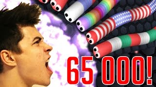 MÓJ REKORD W SLITHERIO 65000 [upl. by Emmett935]