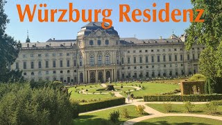 Schöner Hofgarten von Würzburg Residenz  UNESCO Weltkulturerbe [upl. by Rimola]