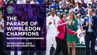 Legendary Wimbledon Champions Return to Centre Court  Wimbledon 2022 [upl. by Heigl]