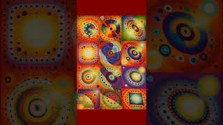 AI ART  quotColor Study Squares with Concentric Circlesquot W Kandinsky  full video on my channel ai [upl. by Traweek]