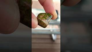 Unakite metamorphic rock thats formed when granite is altered by hydrothermal activity [upl. by Phi]