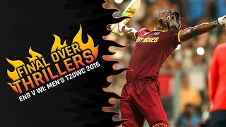 Final Over Thrillers England v West Indies  T20WC 2016 [upl. by Ymerrej]