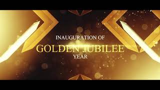 Promo  Golden Jubilee Inauguration 19722022  Jubilee Logo [upl. by Xever]