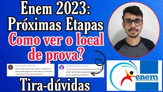 NOVIDADES NO ENEM 2023 COMO VER O LOCAL DE PROVA DATAS E TIRADÚVIDAS [upl. by Linnette]