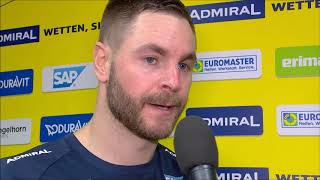 Andreas Palicka im Interview nach dem Heimsieg gegen den BHC [upl. by Enirehtac]