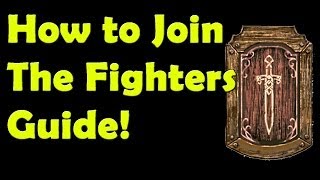 Elder Scrolls Online How to Join the Fighters Guild Walkthrough Tutorial [upl. by Ahron468]