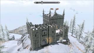 ClefJs Nephrite Castle  Skyrim SEAE Player Home [upl. by Asilam]