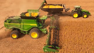 First Big Day Of Harvest In Central Illinois [upl. by Helen]