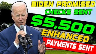 Biden Promised Checks Coming 5500 Enhanced Payments Sent For Social Security SSI SSDI VA Seniors [upl. by Ennybor833]