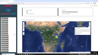 Streamlit Analytics Web Dashboard Using Google Map Geo Referencing with Business Trends [upl. by Eugilegna877]