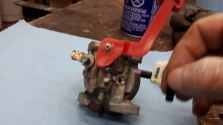 snowblower carburetor cleaning amp tuning part 1 [upl. by Phelps]