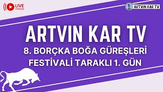 🐂 8 Borçka Boğa Güreşleri Festivali Taraklı 1 Gün 🎥 [upl. by Olwena]