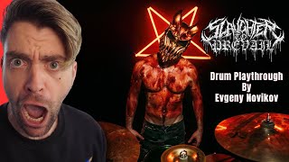 quotUK Drummer REACTS to SLAUGHTER TO PREVAIL  DEMOLISHER Drum PlayThrough by Evgeny Novikov REACTION [upl. by Kinsley]