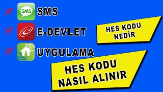 HES Kodu Nedir HES Kodu Nasıl Alınır Cep Telefonunda SMS E Devlet İle HES Kodu Alma [upl. by Nurav273]