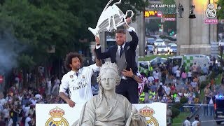 Real Madrid Celebración en Cibeles  La Duodecima 12ª Champions League 2017 HD [upl. by Lobiv85]