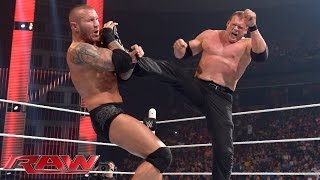 Randy Orton vs Kane Raw April 6 2015 [upl. by Cutty]