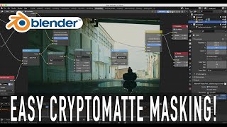 Blender Cryptomattes A simple way to use matte data in Compositing Quicktips [upl. by Pearman292]