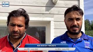 Mens Nordic T20 Cup Finland v Norway 3rd T20I [upl. by Mashe]