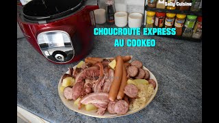 CHOUCROUTE EXPRESS AU COOKEO  SALLY CUISINE Episode 77 [upl. by Atarman]