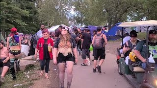 Walking around Gathering Of The Juggalos 2022  Day 2 [upl. by Ahsaeym]