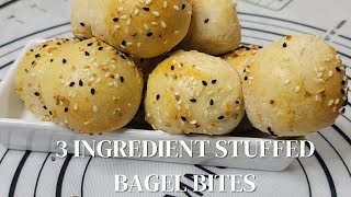 3 Ingredient Bagel Bites Are the best  Easy Bagel Recipe [upl. by Eachelle122]