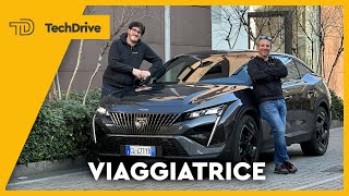 PEUGEOT 408 IBRIDA PLUG IN Test Drive PRO e CONTRO [upl. by Terej]