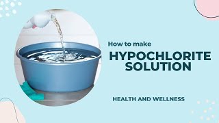 hypochlorite solutionkayakalp kayakalp phc deorbijahealth and wellness [upl. by Vada]