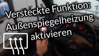 Trick 17 ❗️Außenspiegelheizung aktivieren  viele Marken  Beispiel Audi A4 B6 [upl. by Rhodia]