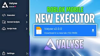 Roblox NEW Mobile Executor Valyse  DOWNLOAD DIRECT LINK  Envixity Scripts [upl. by Moule793]