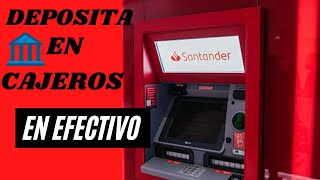 Como hacer un deposito en cajero Santander [upl. by Nets]