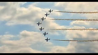 Snowbirds last flight of Abbottsford airshow 2024 [upl. by Nohcim]