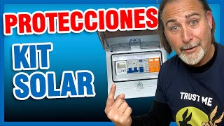 Kit solar para casa  Instalar y Protecciones [upl. by Dyrrej]