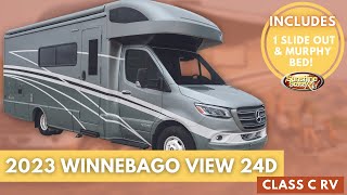 New 2023 Winnebago View 24D Class C RV Walkthrough  Diesel RV w 1 Slideout amp Murphy Bed [upl. by Binetta]