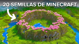 20 Semillas Que Tienes Que Probar en Minecraft 120 [upl. by Bronk22]