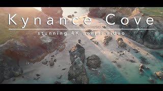 Kynance Cove Cornwall Stunning 4K drone video [upl. by Cherianne]